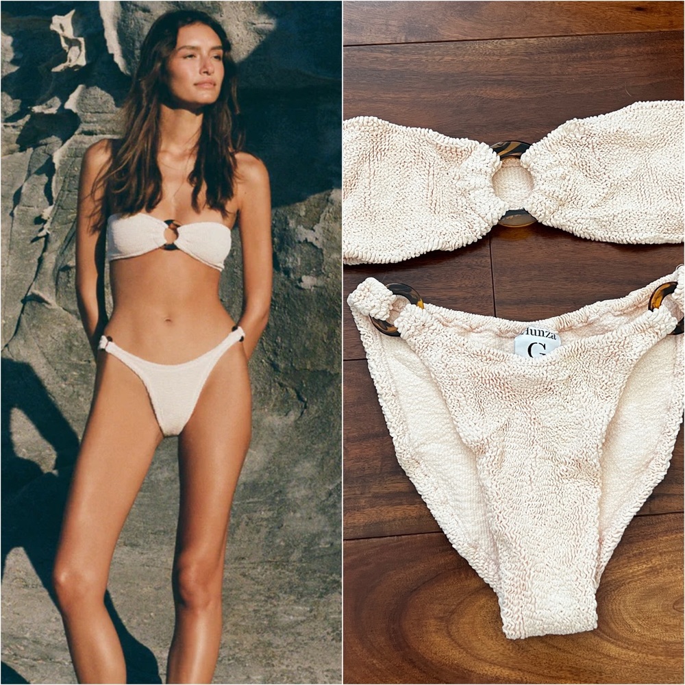 HUNZA G - Gloria Bikini in Blush